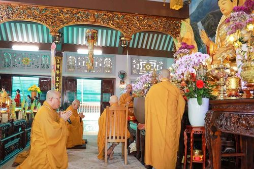 Lễ Bố-tát, thính giới của chư Tăng, Ni trường hạ chùa Báo Ân, Bửu Liên và Dược Sư
