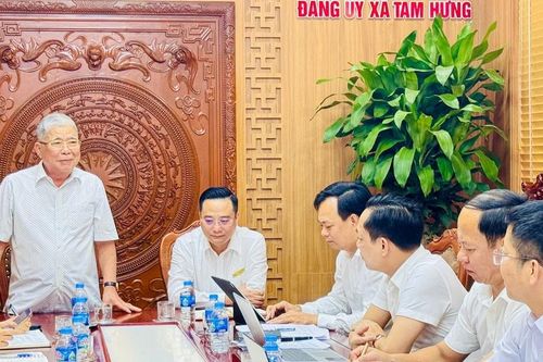 Hà Nội: Chủ tịch xã Tam Hưng đề nghị Tập đoàn Mường Thanh đẩy nhanh dự án chậm tiến độ hàng chục năm