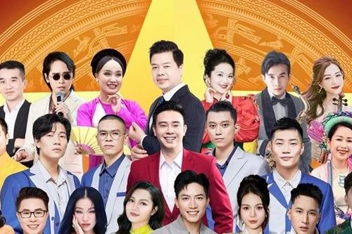 Dàn hợp xướng gần 2.000 người biểu diễn trong chương trình 'Hà Nội - Sáng mãi khát vọng Việt Nam'