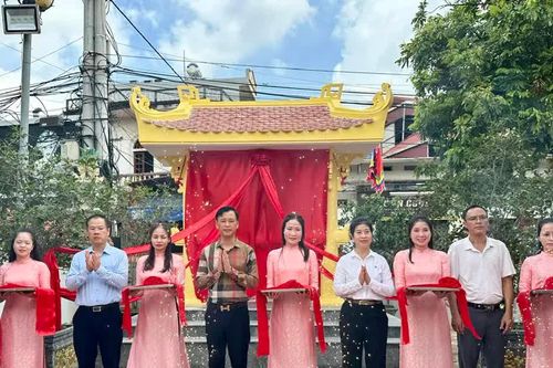 Phường Phú Lương: Khánh thành Bia Di tích cách mạng kháng chiến