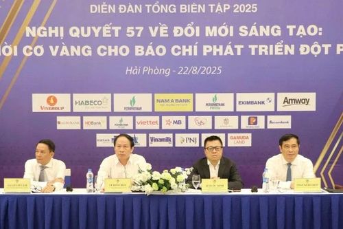 Diễn đàn Tổng Biên tập 2025: Tận dụng tối đa lợi thế từ Nghị quyết 57 để báo chí phát triển đột phá