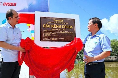 Hoàn thành thêm 4 cầu giao thông vùng nông thôn vùng sông nước Cà Mau