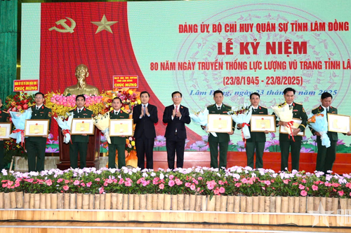 Lực lượng vũ trang tỉnh Lâm Đồng kỷ niệm 80 năm Ngày truyền thống