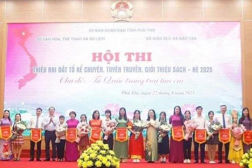 Sôi nổi hội thi 'Thiếu nhi Đất Tổ kể chuyện, tuyên truyền, giới thiệu sách'