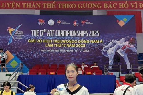 Vận động viên của Lai Châu giành HCV Taekwondo Đông Nam Á 2025