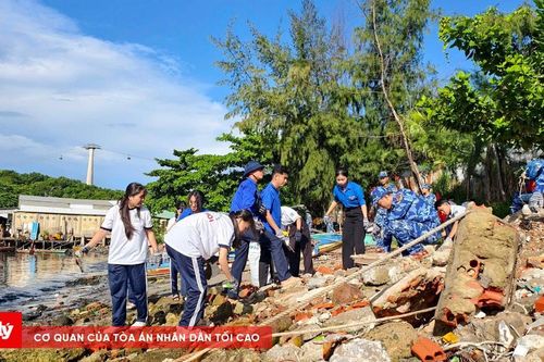 Chung tay vì biển xanh, sạch, đẹp