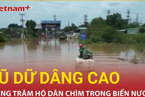 Hàng trăm hộ dân Đồng Nai chìm trong biển nước lũ