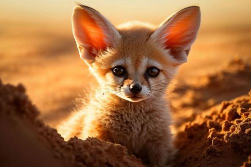 'Tan chảy' trước vẻ ngoài xinh đẹp của Cáo Fennec