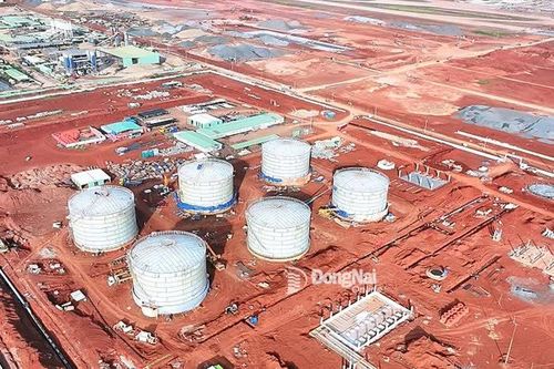 [Chùm ảnh] Cận cảnh loạt bồn chứa nhiên liệu tàu bay 'khủng' tại Sân bay Long Thành
