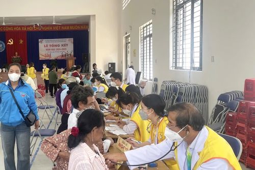 Khám bệnh, phát thuốc, tặng quà cho 700 người dân xã Khánh Sơn