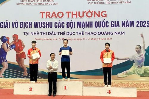 Vận động viên Lạng Sơn đoạt 7 huy chương tại Giải vô địch Wushu các đội mạnh quốc gia