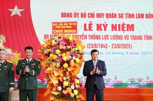 Lực lượng vũ trang Lâm Đồng viết tiếp chiến công trong giai đoạn mới