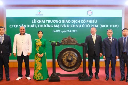 PTM chính thức giao dịch trên UPCoM, đặt mục tiêu chiếm 40% thị phần MG tại Việt Nam