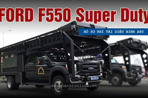 Xe phóng thang Ford F-550: Công cụ chiến lược linh hoạt