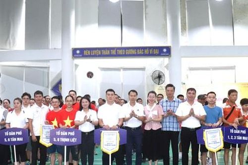 Sôi nổi giải thể thao quần chúng nhân dân phường Hoàng Mai