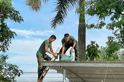 Quân khu 4 chủ động ứng phó bão số 5