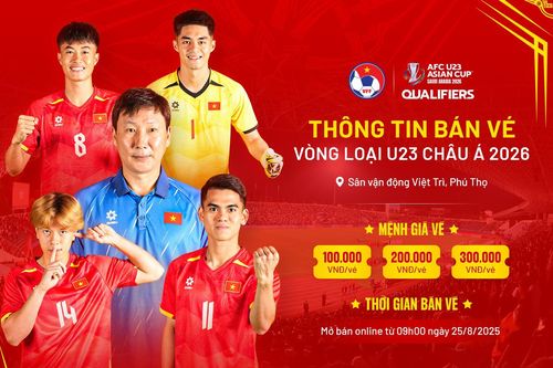 Mua vé xem U23 Việt Nam đấu vòng loại châu Á ở đâu?