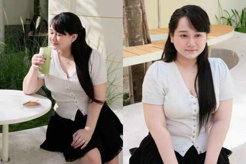 'Nàng thơ' Trúc Anh (Mắt biếc) tự tin khoe vẻ mũm mĩm ngọt ngào