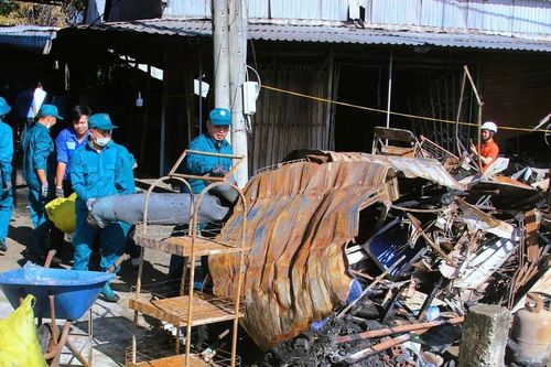 Bắt khẩn cấp nghi phạm gây ra vụ cháy 57 ki-ốt chợ vì ghen