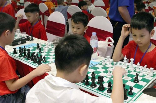 Hơn 560 kỳ thủ tham gia Giải Cờ vua Thiếu niên, nhi đồng Nghệ An mở rộng lần thứ I