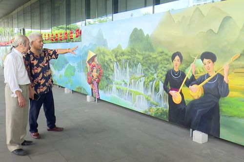 Lời tri ân quê hương qua từng nét cọ