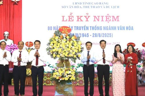 Lễ kỷ niệm 80 năm Ngày truyền thống ngành Văn hóa 28/8/1945 - 28/8/2025
