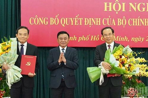 Đồng chí Trần Lưu Quang giữ chức Bí thư Thành ủy Thành phố Hồ Chí Minh