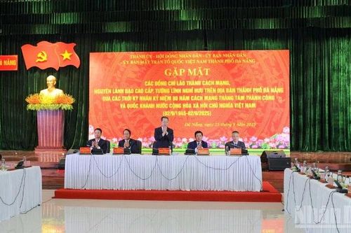 Đà Nẵng gặp mặt các đồng chí nguyên lãnh đạo Quảng Nam và Đà Nẵng (cũ)