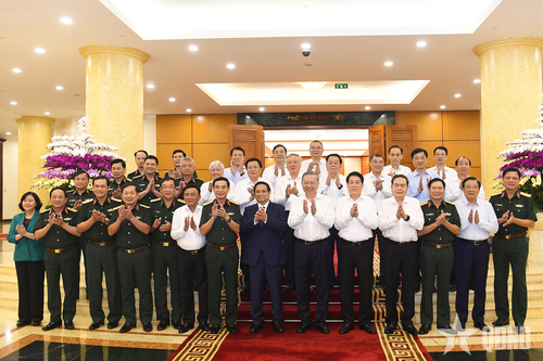 Tổng Bí thư Tô Lâm chủ trì buổi làm việc của Bộ Chính trị với Ban Thường vụ Quân ủy Trung ương