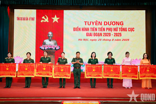 Tổng cục Hậu cần-Kỹ thuật tuyên dương điển hình tiên tiến phụ nữ giai đoạn 2020-2025