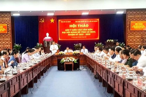 Cà Mau: Hội thảo góp ý văn kiện Đại hội Đảng bộ đầu tiên sau hợp nhất