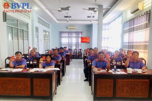 VKSND Khu vực 2 tỉnh Đồng Tháp tổ chức thành công Hội nghị Chi bộ