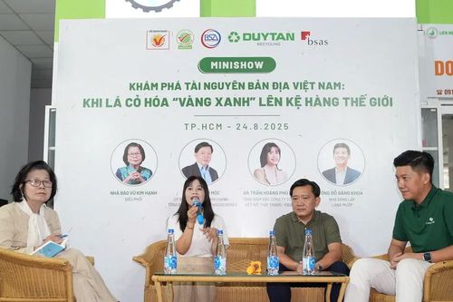Đưa xơ mướp, sợi dứa lên kệ hàng thế giới