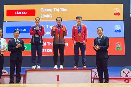 Đoàn Cử tạ Lào Cai lập 3 kỷ lục quốc gia tại Giải Vô địch Cử tạ quốc gia 2025