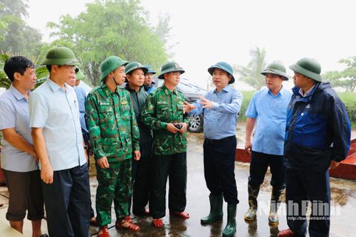Đồng chí Bí thư Tỉnh ủy chỉ đạo các ngành, địa phương chủ động, khẩn trương, quyết liệt, ứng phó với bão số 5