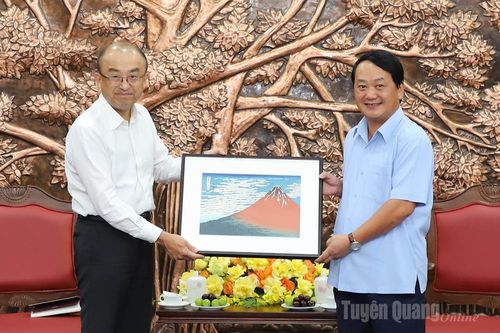 Bí thư Tỉnh ủy Hầu A Lềnh tiếp Đoàn công tác Công ty Cổ phần EREX Nhật Bản