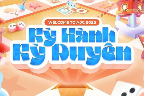 Welcome to AJC 2025 trở lại cùng bộ nhận diện độc đáo mang bản sắc dân tộc