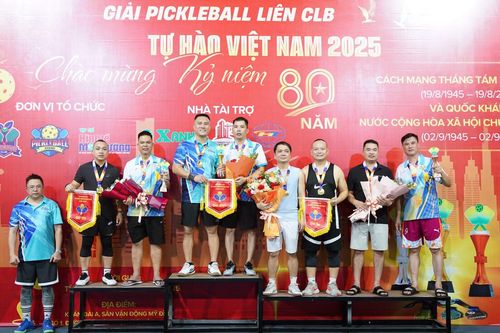 Giải Pickleball Liên CLB - 'Tự hào Việt Nam 2025' diễn ra thành công tốt đẹp