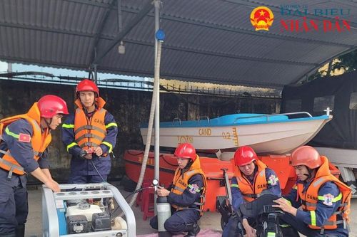 Lực lượng Cảnh sát PCCC và CNCH Công an tỉnh Quảng Trị: Sẵn sàng, chủ động ứng cứu hỗ trợ Nhân dân phòng chống bão