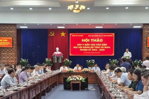 Cà Mau: Góp ý Văn kiện Đại hội Đảng bộ tỉnh nhiệm kỳ 2025 - 2030