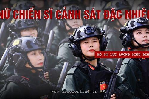 Nữ chiến sĩ Cảnh sát đặc nhiệm: Những 'Bông hồng thép' quả cảm