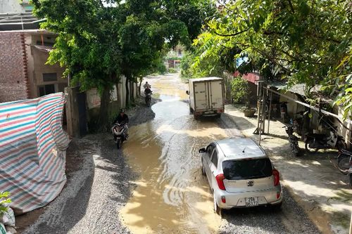 Tỉnh lộ 428 thi công dang dở mất an toàn giao thông