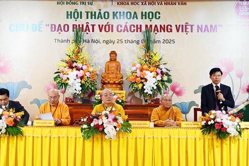 Hội thảo khoa học 'Đạo Phật với cách mạng Việt Nam'