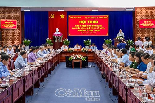 Cà Mau hướng tới tầm nhìn mới trong Văn kiện Đại hội