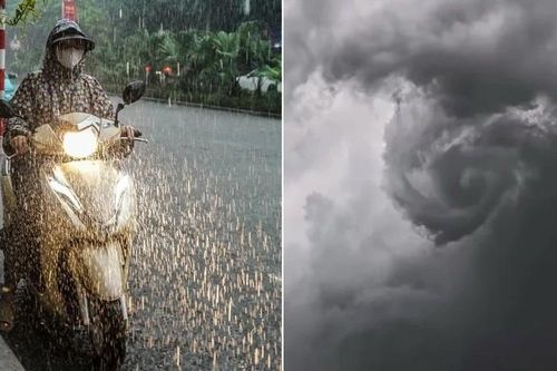 'Mây xoắn ốc' xám sẫm xuất hiện trên bầu trời Hà Nội là dấu hiệu thời tiết gì?