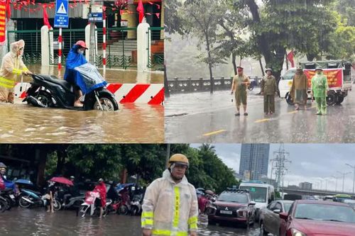 Cảnh báo mới nhất của Công an TP Hà Nội về những 'điểm nóng' ngập úng