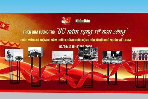 Triển lãm tương tác '80 năm Rạng rỡ non sông - Con đường Độc lập'