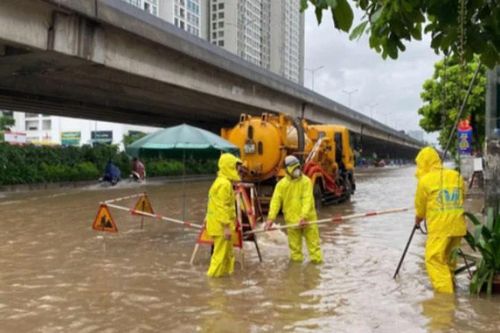 Công an thành phố Hà Nội thông báo các điểm ngập lụt
