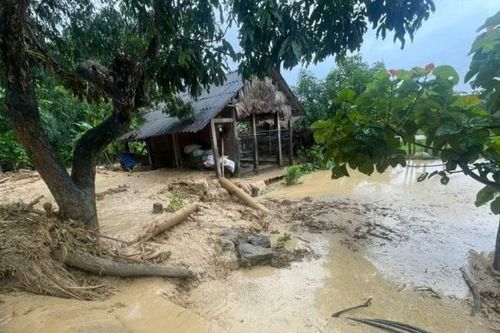 Nước sông, suối tại Thanh Hóa đang lên nhanh