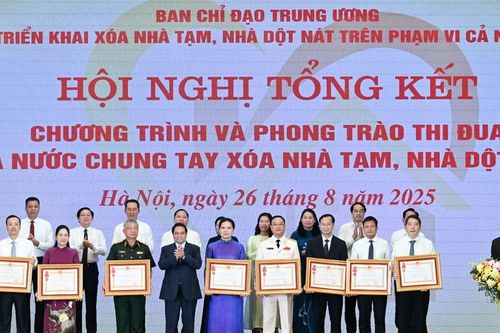 Thủ tướng Phạm Minh Chính chủ trì Hội nghị tổng kết Chương trình và Phong trào thi đua 'Cả nước chung tay xóa nhà tạm, nhà dột nát'